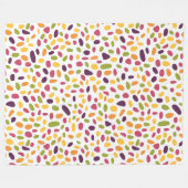 Couverture Polaire Motif de galets couleur (Devant (Horizontal))