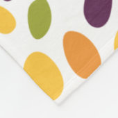 Couverture Polaire Motif de galets couleur (Coin)