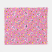 Couverture Polaire Motif de gâteau d'anniversaire d'Abby Cadabby (Devant (Horizontal))