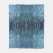 Couverture Polaire Motif de glace psychédélique (Devant)