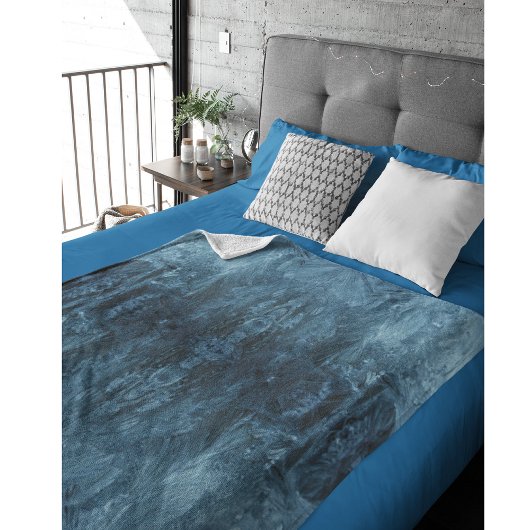 Couverture Polaire Motif de glace psychédélique