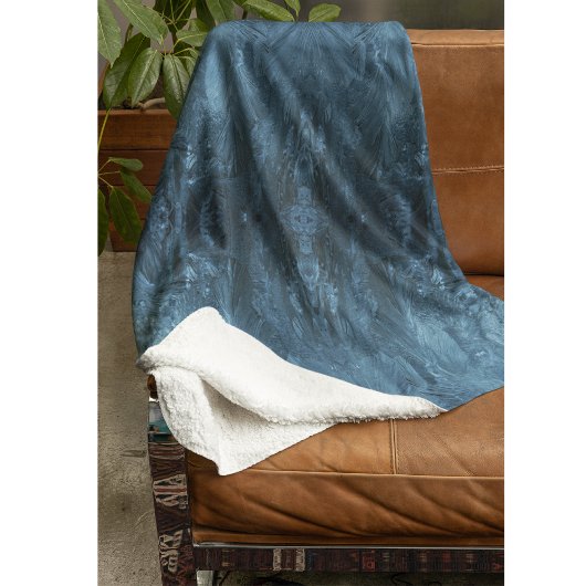 Couverture Polaire Motif de glace psychédélique