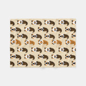 Couverture Polaire Motif De Gnomes, Halloween Gnomes Trick Ou Treat (Devant (Horizontal))