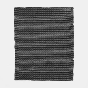 Couverture Polaire Motif de grille en métal - arrière - plan