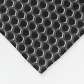 Couverture Polaire Motif de grille en métal - arrière - plan (Coin)