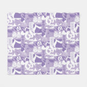 Couverture Polaire Motif de grille Lola '96 (Devant (Horizontal))