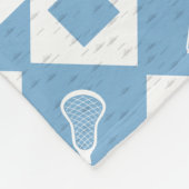 Couverture Polaire Motif de Jacquard de crosse bleu poudre (Coin)