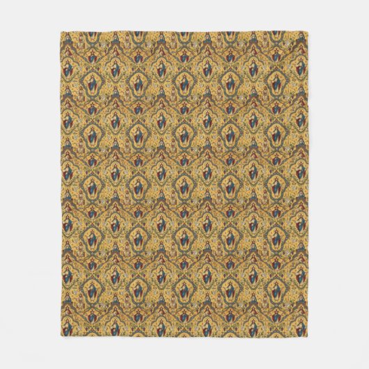 Couverture Polaire Motif de Jésus (Devant)