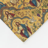 Couverture Polaire Motif de Jésus (Coin)