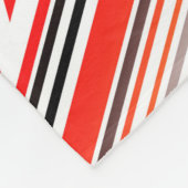 Couverture Polaire motif de joint rayé Abstrait (Coin)