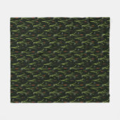 Couverture Polaire Motif de Joncs de Rivage (Devant (Horizontal))