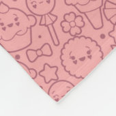 Couverture Polaire Motif de Kawaii avec les gâteaux mignons (Coin)