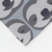 Couverture Polaire Motif de la face de la fente (Coin)