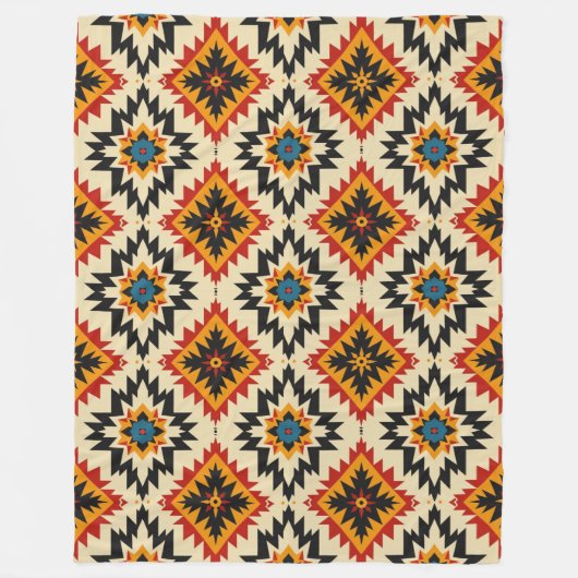 Couverture Polaire Motif de la nation Choctaw (Devant)