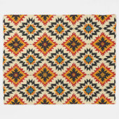 Couverture Polaire Motif de la nation Choctaw (Devant (Horizontal))