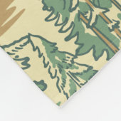 Couverture Polaire MOTIF de la pêche forestière IT (Coin)