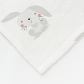 Couverture Polaire Motif de lapin (Coin)