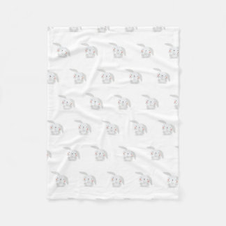 Couverture Polaire Motif de lapin