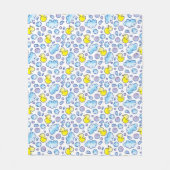 Couverture Polaire motif de lavage (Devant)
