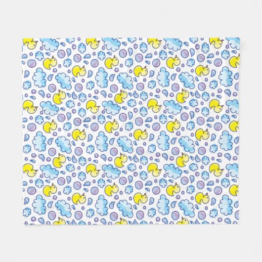 Couverture Polaire motif de lavage (Devant (Horizontal))