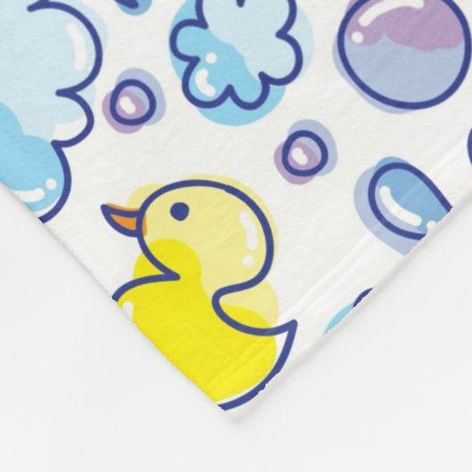 Couverture Polaire motif de lavage (Coin)