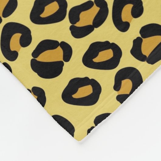 Couverture Polaire Motif de léopard (Coin)