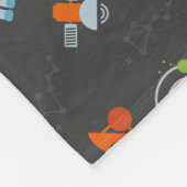 Couverture Polaire Motif de l'espace (Coin)