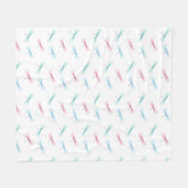 Couverture Polaire Motif de libellules (Devant (Horizontal))