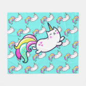 Couverture Polaire Motif de licat magique - (Devant (Horizontal))