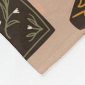 Couverture Polaire Motif de livre (Coin)