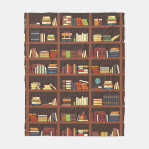 Couverture Polaire Motif de livre