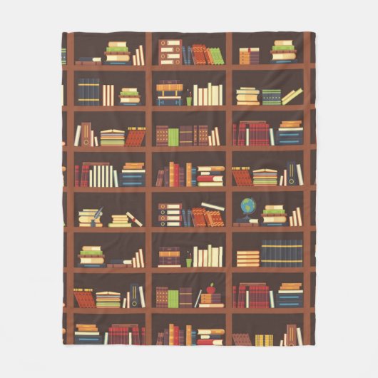 Couverture Polaire Motif de livre (Devant)