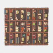 Couverture Polaire Motif de livre (Devant (Horizontal))