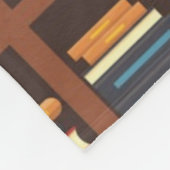 Couverture Polaire Motif de livre (Coin)