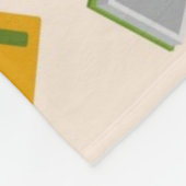 Couverture Polaire Motif de livre (Coin)
