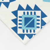 Couverture Polaire Motif de l'ornement de la tribu indienne (Coin)