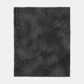 Couverture Polaire Motif de luxe en faux parties scintillant noir (Devant)