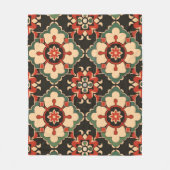 Couverture Polaire Motif de médaillon d'or (Devant)