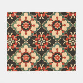 Couverture Polaire Motif de médaillon d'or (Devant (Horizontal))