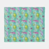 Couverture Polaire Motif de mer d'été (Devant (Horizontal))