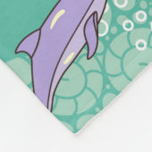 Couverture Polaire Motif de mer d'été (Coin)