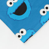 Couverture Polaire Motif de monstre de biscuits souriant personnalisé (Coin)