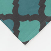 Couverture Polaire Motif de mosaïque dans le style arabe (Coin)