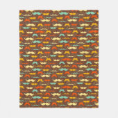 Couverture Polaire Motif de moustache (Devant)