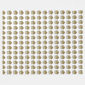 Couverture Polaire Motif de muffins Mini Cute (Devant (Horizontal))