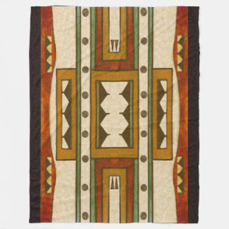 Couverture Polaire Motif de Natif américain : 1860's de conception de