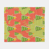 Couverture Polaire Motif de Noël (Devant (Horizontal))