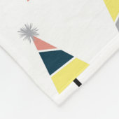 Couverture Polaire Motif de Noël coloré (Coin)
