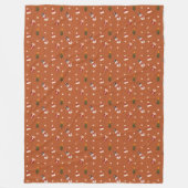 Couverture Polaire Motif de Noël Cosy | Bonhomme de neige, Cadeaux & (Devant)