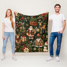 Motif de Noël de luxe vintage pour les fêtes